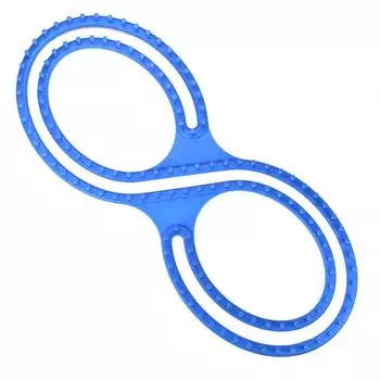 8 Shape Knitting Loom Kit Weaving Tool for Beginner Hand Making Blue