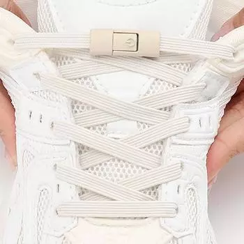 № 8, шнурки без завязок, эластичные для кроссовок, плоские шнурки, цветной металлический замок, обувь для взрослых и детей, ленивая обувь, кружевные аксессуары, 1 пара 100cm коричневый