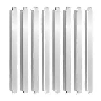 8 шт. 12,6 дюймовых адаптерных планок из нержавеющей стали, длинный разделитель, металлический разделитель для еды, универсальные запасные адаптерные стержни, детали для ресторанной кухни 8pcs