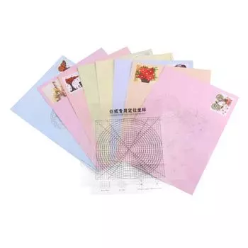 8 шт. 16 шаблонов DIY выпуска чертежей локационная бумага квиллинг инструмент ремесло украшения набор