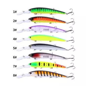 8 шт., 16 см, 20 г, большая приманка для глубокого погружения воблера гольяна, искусственная жесткая приманка