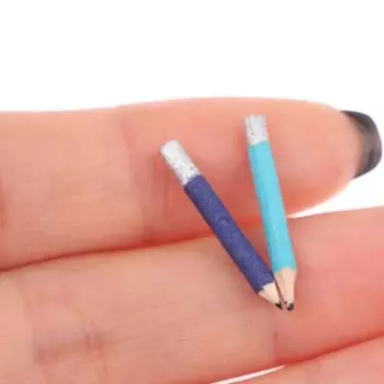 8 шт. 1:6 кукольных домиков, миниатюрная ручка, мини-цветной карандаш, модель, школьные принадлежности, детские игрушки для ролевых игр, аксессуары для декора кукольного дома