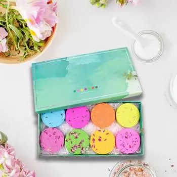 8 шт. 30 г таблетки для ванны успокаивающие легко растворяющиеся опьяняющий аромат снятие стресса ароматическая ароматерапия сухоцвет таблетки для душа ванна поставки 8pcs