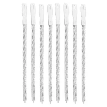 8 шт. 45 см щетки для прочистки сливов гибкие для удаления длинных волос щетка для прочистки канализационных труб для кухни