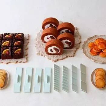 8 шт. ABS Pastic инструмент для измерения толщины печенья форма для печенья линейка для измерения масла инструменты для выпечки инструменты для толстого печенья