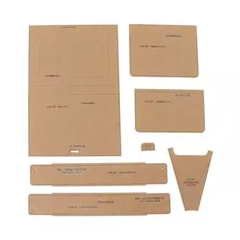 8 шт. акриловых шаблонов для кошельков, профессиональная точная резка, набор прозрачных акриловых трафаретов для самостоятельной работы