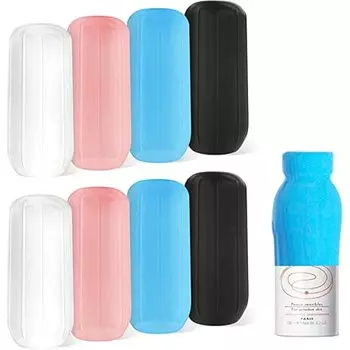 8 шт. эластичные рукава, чехлы для туалетных принадлежностей для защиты от протечек, силиконовые замки, защитные туалетные принадлежности, бутылки с шампунем, контейнер в багаже, аксессуары для гаджетов 8-piece