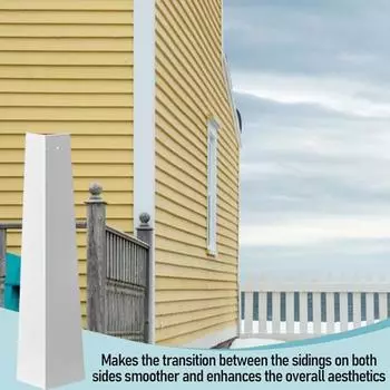 8 шт. алюминиевые наружные угловые заглушки для сайдинга, нержавеющие, устойчивые к коррозии, высокопрочные, гладкие, алюминиевые угловые накладки, угловые заглушки белый