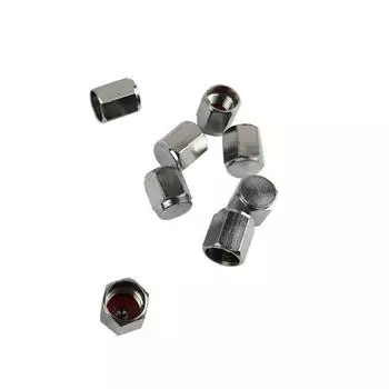 8 шт. алюминиевый сплав автомобильные шины для колпачков клапанов шины для обода крышки штока для автомобиля грузовика автомобильный стиль воздушные колпачки серебряный