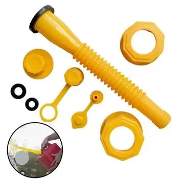 8 шт. автомобильный бензиновый сопло сменный бак резьбовое кольцо колпачки защита шестигранная гайка заглушка нескользящий колпачок пластиковая труба для мочевины бочка 1 Set