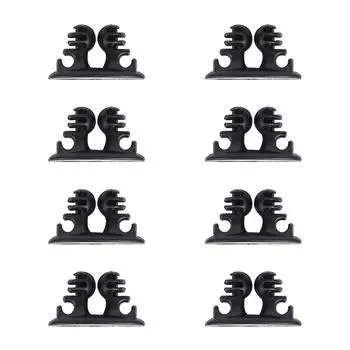 8 шт. Автомобильный зажим для провода, многофункциональный держатель для кабеля USB для наушников, 3 зажима для проводов разной толщины CHINA