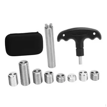 8 шт. болты с грузом для бильярдного кия, грузики, алюминиевые винты для