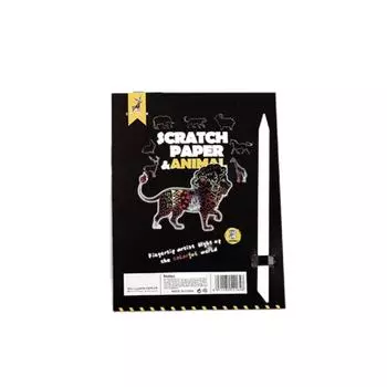 8 шт. Бумага для рисования с нуля DIY закладка детские игрушки для рисования книга для рисования креативная открытка наклейка развивающие игрушки one size чёрный