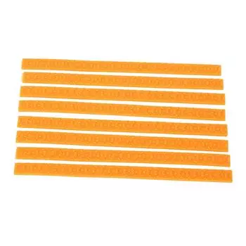 8 шт. Чехлы для колес чемодана, водонепроницаемые силиконовые протекторы для колес чемодана, шумопоглощающие чемоданы оранжевый