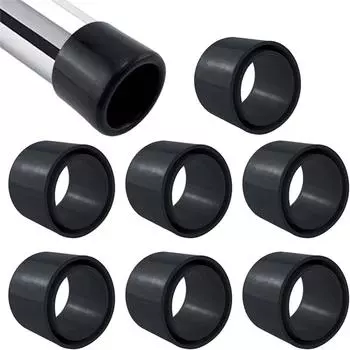 8 шт. Черный резиновый держатель для удочки, защитная вставка для трубки, подходит для трубки 2 дюйма(50мм до 51мм) 8pcs чёрный