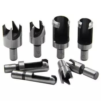 8 шт. цилиндрического типа, деревянное сверло-пробка, открывалка для деревянных изделий, сверло-когтистый тип, набор для расширения отверстий, аксессуары для электроинструментов Round