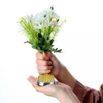 8 шт. Цветочные лягушки Kenzans Круглые цветочные булавки-лягушки