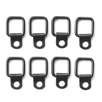 8 шт. D-образные кольца, маленькие стальные D-образные кольца, анкерное крепежное кольцо для грузовых автомобилей, грузовых прицепов, лодок-фургонов