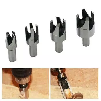 8 шт., деревянная пробка, износостойкая углеродистая сталь высокой твердости, деревянная пробка, резак, дрель, режущий инструмент для домашнего использования