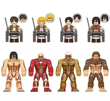 8 шт. Детские строительные фигурки Игрушки Мелкие частицы Строительные аксессуары Фигурки One Size