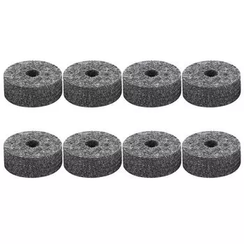 8 шт. фетровые накладки для барабанных тарелок, набор сменных деталей, черный аксессуар