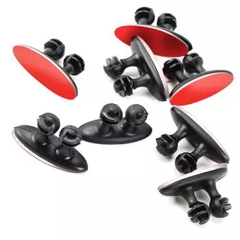 8 шт., фиксирующий кабель для передачи данных, многофункциональный автомобильный кабель, мини-украшения, зажим для хранения кабеля для зарядного устройства телефона, аксессуары для интерьера 8Pcs чёрный