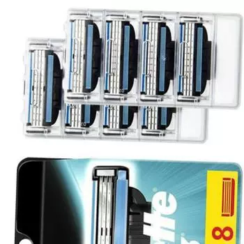 8 шт. Gillettee Mache 3 лезвия мужские кассеты для бритья картридж для бритья Mache3 лезвия для бритвы