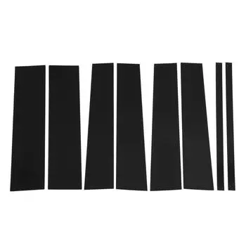 8 шт. глянцевая отделка столба столба яркая черная наклейка на дверь окна столба столба для Flex 2009 по 2019