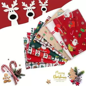 8 шт. хлопчатобумажная ткань для рукоделия, предварительно нарезанные квадраты, простыни, комплекты тканей Fat Quarter, стеганые изделия 25x25cm