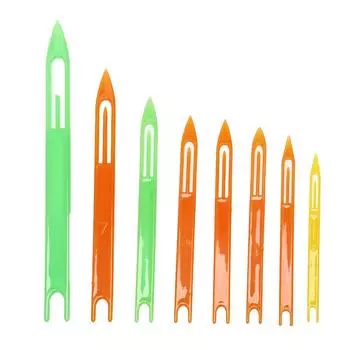 8 шт., игла для ремонта рыболовной сети, инструмент для ремонта линии, челноки, ремонтная ткацкая игла