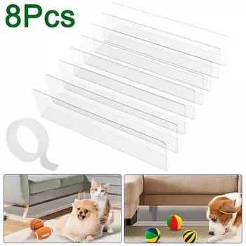 8 шт. игрушечных блокираторов для под диваном, водонепроницаемый ПВХ, блокирующий предметы под диваном, мебелью, кроватью для домашних животных и детей
