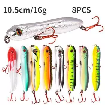 8 шт., имитация приманки для рыбалки 10 см/16 г 8PCS
