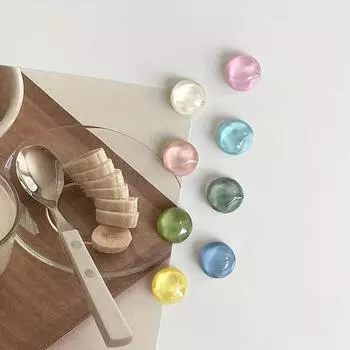 8 шт. Ins геометрические рябь холодильник красочные магнитные наклейки Po сообщение белая доска декоративный магнит