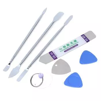 8 шт., инструмент для ремонта телефона, металлический инструмент для открывания мобильного телефона, разборный лом, стальной рычаг