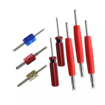 8 шт. Инструмент для снятия стержня вентиля шины Инструменты для ремонта Высокопроизводительные одинарные и двойные головки