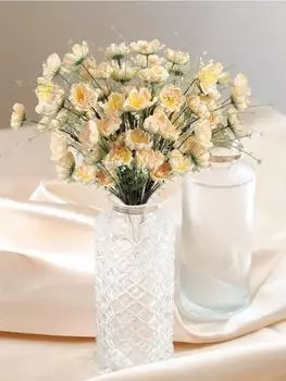 8 шт. Искусственные цветы Азалия Букет Пенопластовые цветы Искусственные цветы рододендрона Поддельные цветы для дома Кухня Свадебный стол Центральные украшения фиолетовый