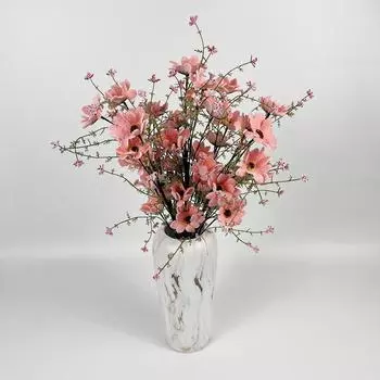 8 шт. искусственные маленькие ромашки искусственные цветы растения солнечный цветок красочные маленькие ромашки пенопластовые хризантемы для дома сад свадьба своими руками украшение для вечеринки красный