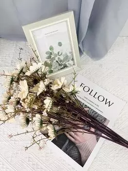 8 шт. искусственный подсолнух маленькая ромашка искусственные растения подсолнух маленькая ромашка пенопластовая хризантема для дома сад свадьба своими руками украшение для вечеринки красный