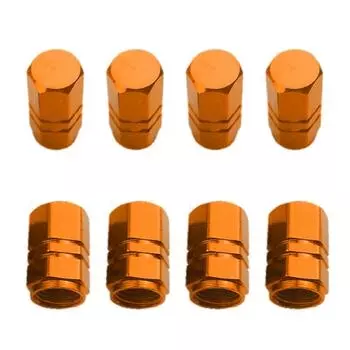 8 шт. из нержавеющей стали для автомобильных колес, вентилей, ободьев, стержней, чехлов, универсальных серебряный