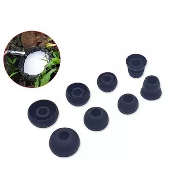 8 шт., изолированные от шума, мягкие противоскользящие съемные наушники-вкладыши для Beats Power3 серый