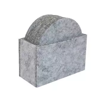 8 шт., изолированный коврик для чаши, коврик для столовых приборов с коробкой для хранения, домашние кухонные гаджеты светло-серый