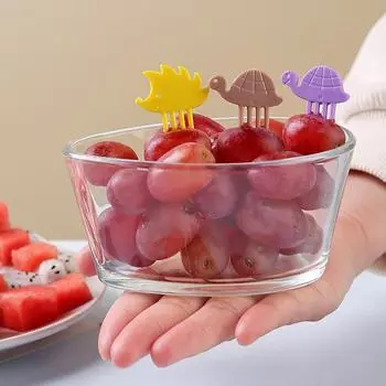 8 шт. Ёжик Черепаха Животные Еда Фрукты Палочки Вилки Bento Box Декор Набор Милый Мини Мультфильм Еда Зубочистка Торт Десерт Вилки