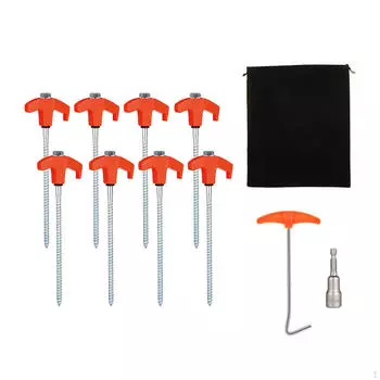 8 шт. колышки для палатки гвозди для кемпинга якоря для земли колышки для пикника