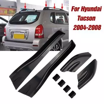 8 шт./компл. багажник на крышу автомобиля, сменная рейка для Hyundai Tucson 2004-2008, сменная крышка багажника на крышу автомобиля CHINA