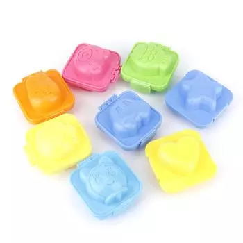 8 шт./компл. Бытовая DIY мультяшная форма для рисовых шариков, форма для онигири, кухонная утварь