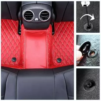 8 шт./компл. Черный автомобильный коврик клипсы держатели захваты ковровое крепление зажимы пряжки противоскользящие застежки фиксатор устойчивый чёрный