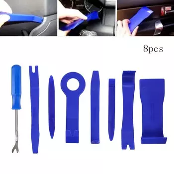 8 шт./компл., инструмент для установки и удаления автомобильной дверной панели, инструмент для установки и удаления синий