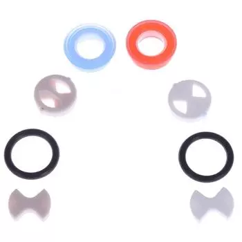 8 шт./компл. керамический диск силиконовая шайба вставка поворотная замена 1/2 для крана клапана