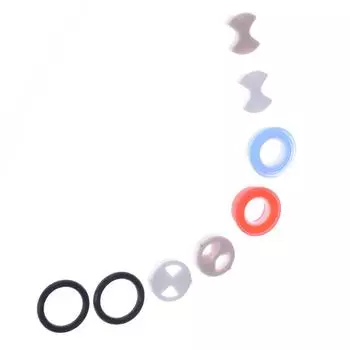 8 шт./компл. керамический диск силиконовая шайба вставка поворотная замена 1/2 для крана клапана One Size