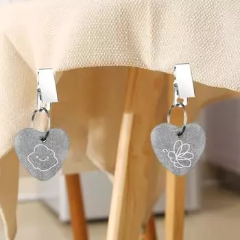 8 шт./компл. клип скатерть вес сверхмощный мрамор ветрозащитный цветок солнце облако бабочки брелок занавес обеденный стол крышка кулон товары для дома Hearts